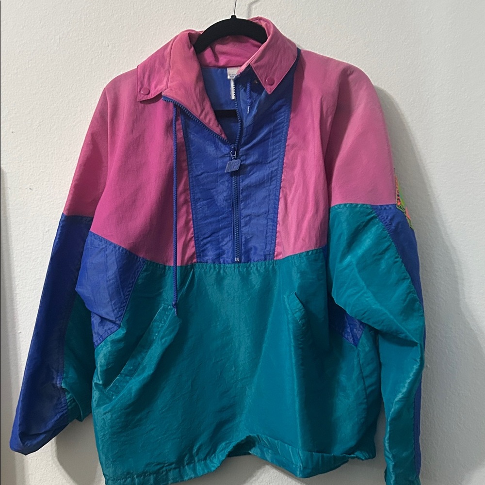 Vintage New Balance Color block Windbreaker